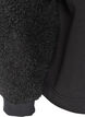 Sweatshirt mit Teddy-&Auml;rmeln und hohem Kragen, Grau, Packshot image number 3
