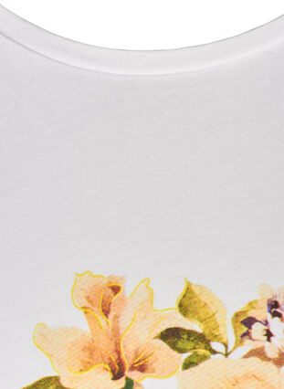 T-Shirt , Bright White/Beauty, Packshot image number 3