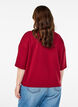 Kurzes Loose-Fit T-Shirt aus Modal-Mix, Rot, Model image number 2