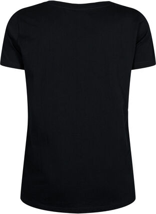 Trainings-T-Shirt mit Print, Black Make It Move, Packshot image number 1