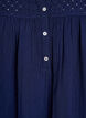 Tunika aus Baumwollmusselin mit Broderie Anglaise, Blau, Packshot image number 2
