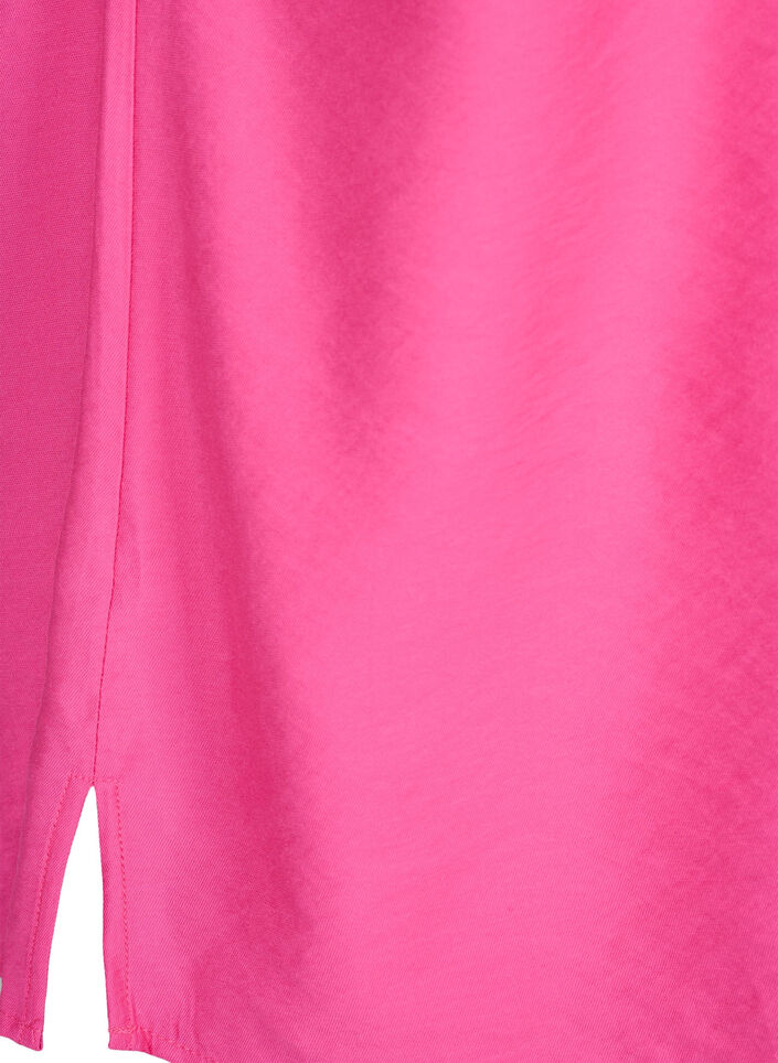 Schulterbluse aus Viskose, Pink, Packshot image number 3