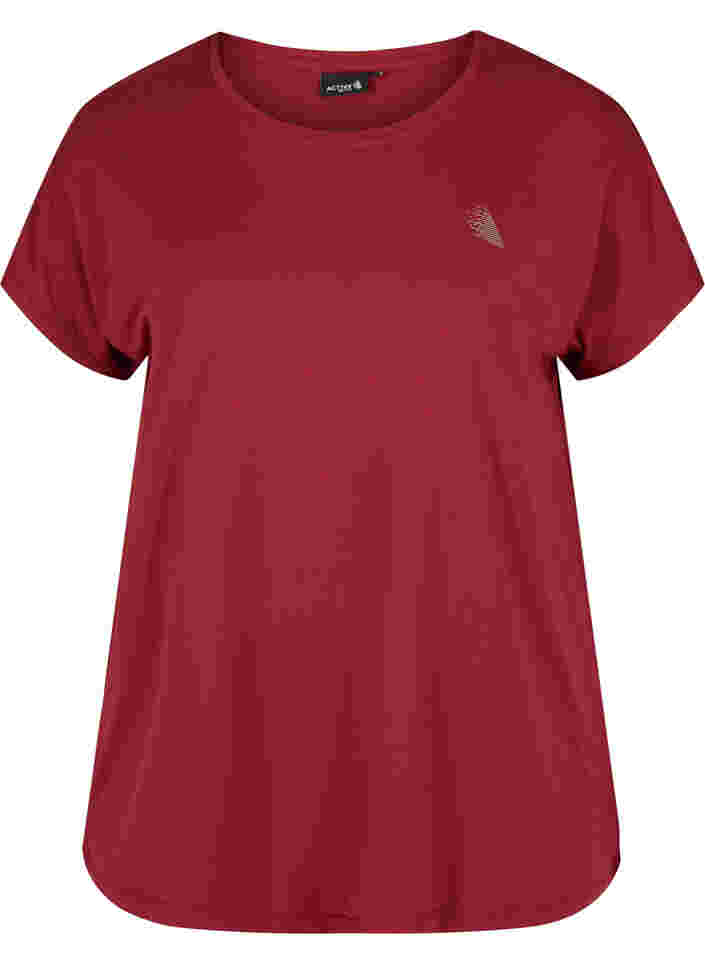 Einfarbiges Trainings-T-Shirt, Port Royal, Packshot image number 0