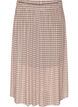 Karierter Midi-Rock aus Mesh, Beige, Packshot image number 0