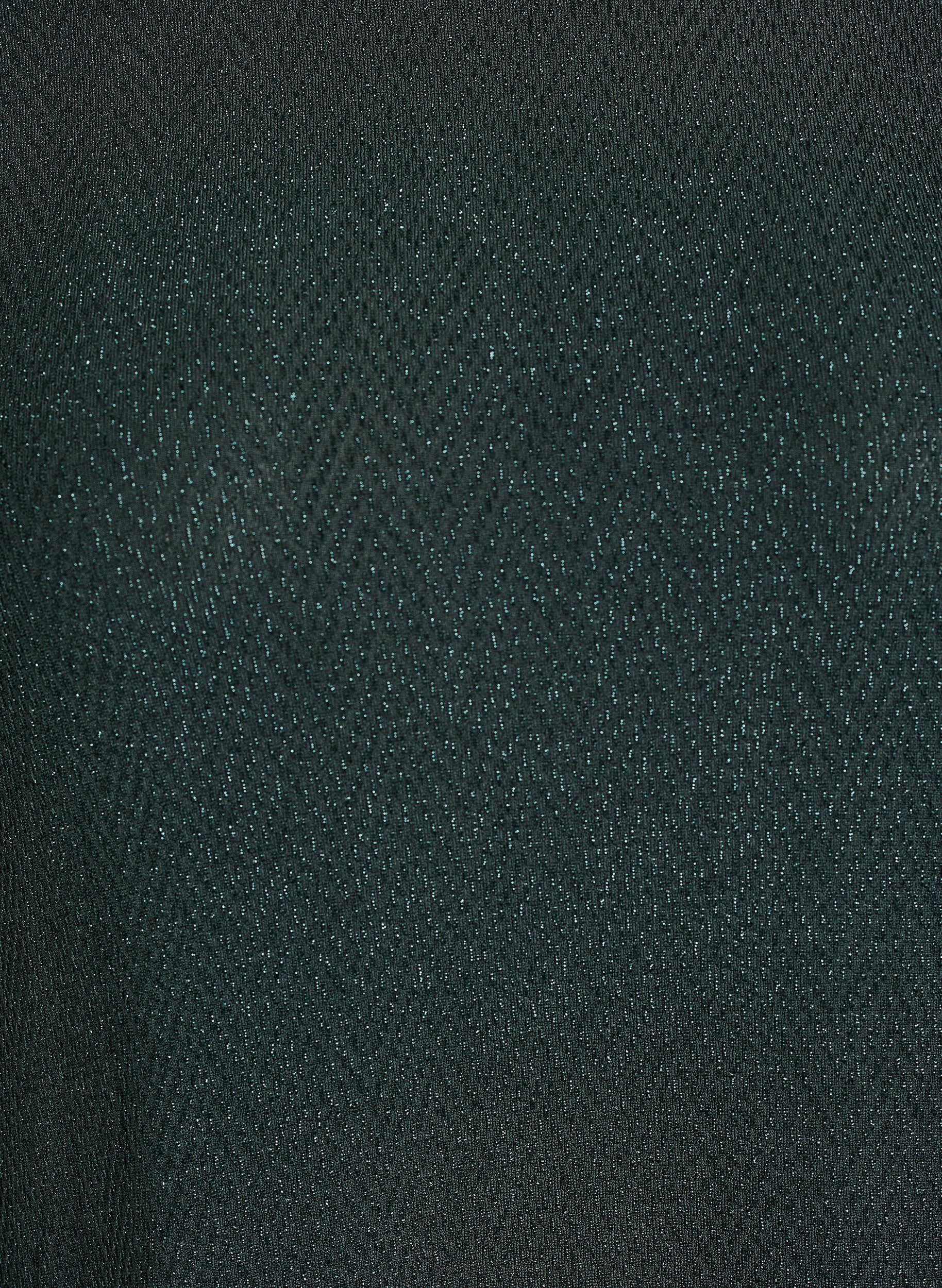 Zizzi Kurzes Kleid mit Glitzermuster, Gr&uuml;n, Packshot image number 2