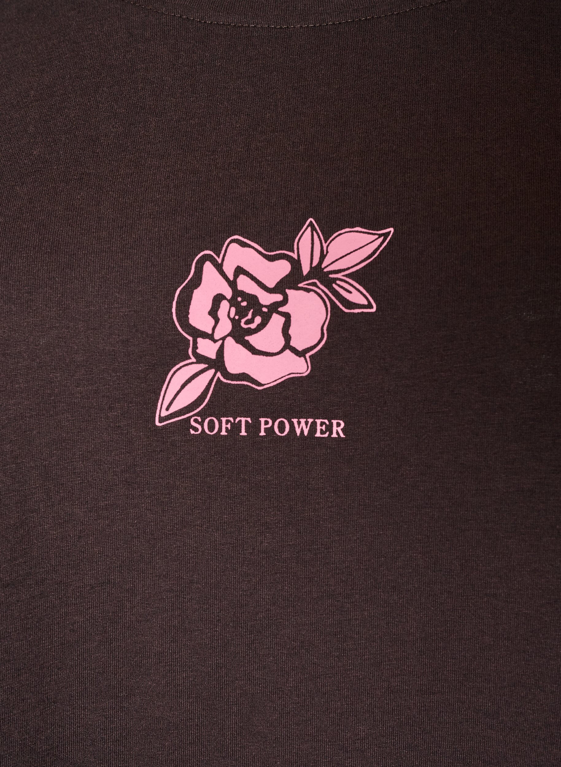 ZizziT-Shirt mit Print, Braun, Packshot image number 2