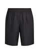 Shorts mit Taschen und hoher Taille, Schwarz, Packshot image number 0