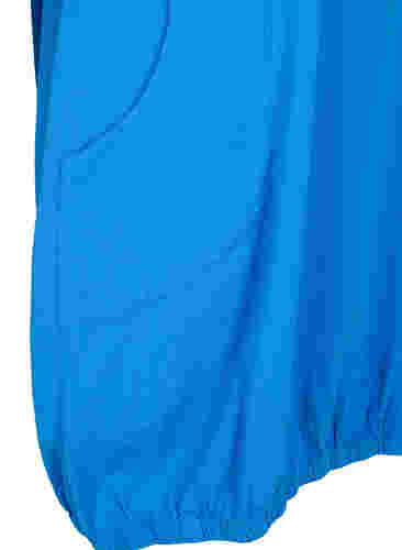 Kurzarm Kleid aus Baumwolle, French Blue, Packshot image number 3