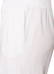Hose aus Leinen und Viskose mit weitem Bein, Wei&szlig;, Packshot image number 2