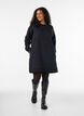 Lockeres Sweatkleid mit Taschen, Schwarz, Model image number 1