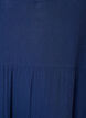 Midikleid in A-Linie aus Baumwoll-Musselin, Blau, Packshot image number 2