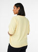 Fein gestrickte Bluse mit kurzen &Auml;rmeln, Gelb, Model image number 2