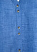 Hemdbluse mit V-Ausschnitt und kurzen &Auml;rmeln, Blau, Packshot image number 2