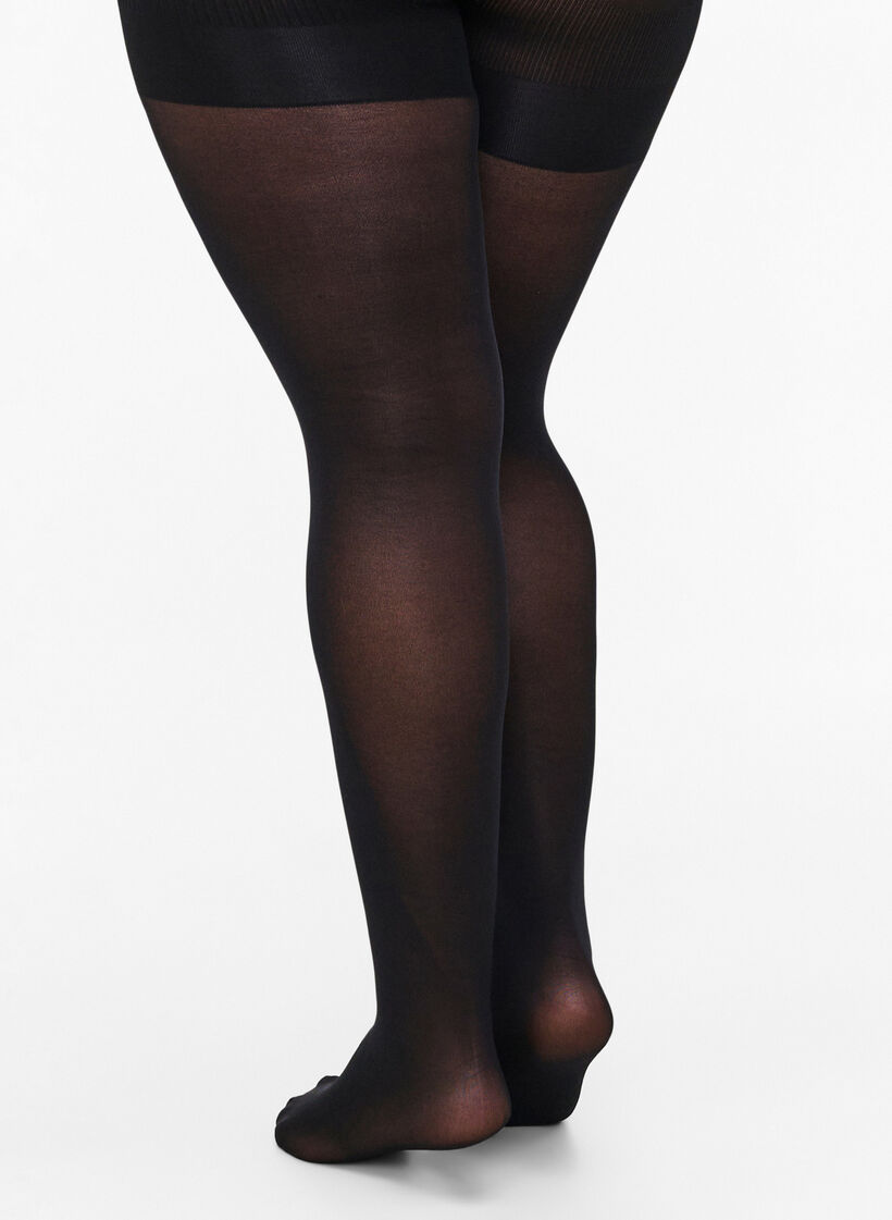 Strumpfhose 40 denier mit Push-up, Schwarz, Model image number 1