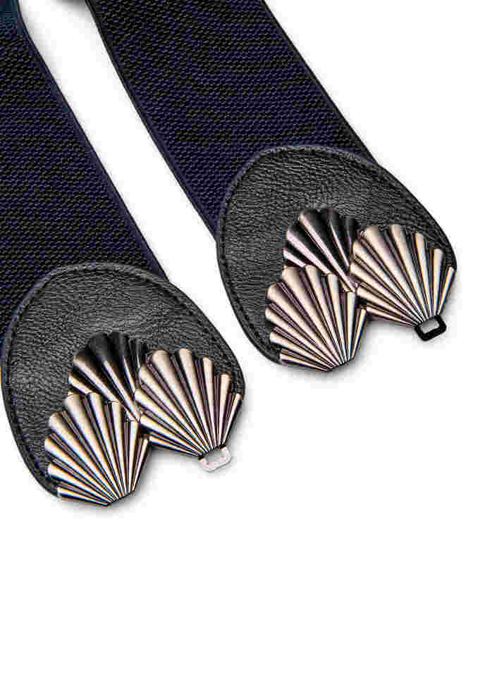 Taillengürtel mit Silberschnalle, Black, Packshot image number 2