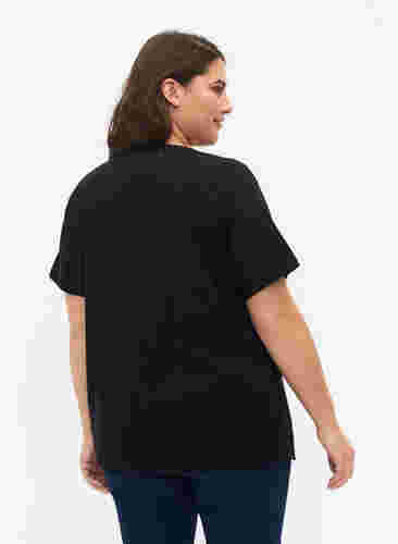 FLASH - 2er-Pack T-Shirts mit Rundhalsausschnitt, Black/Black, Model image number 1
