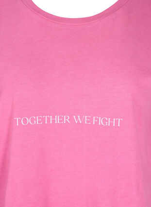 Support the breasts - T-Shirt aus Baumwolle, Wild Orchid, Packshot image number 2