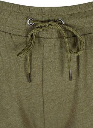 Melierte Sweatpants mit Taschen, Ivy green Melange, Packshot image number 2