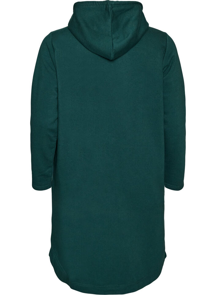 Kapuzen-Sweatkleid mit Taschen, 0648, Packshot image number 1