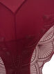 Slip mit Mesh und besticktem Spitzenbesatz, Rot, Packshot image number 2