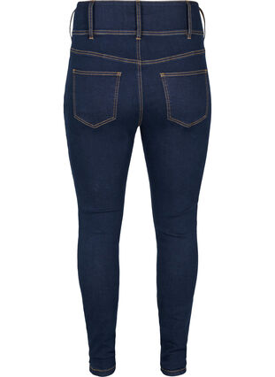 Super Slim Bea Jeans mit hoher Taille, Unwashed, Packshot image number 1