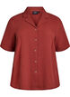 Kurärmeliges Hemd aus Baumwollmusselin, Rot, Packshot image number 0