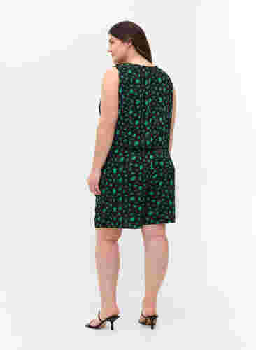 Shorts mit Print und Taschen, Green Flower AOP, Model image number 1