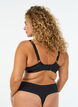 Vorgeformter T-Shirt-BH mit glatten Cups, Schwarz, Model image number 1