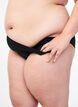 Slip aus Mikrofaser mit Innentasche, Schwarz, Model image number 0