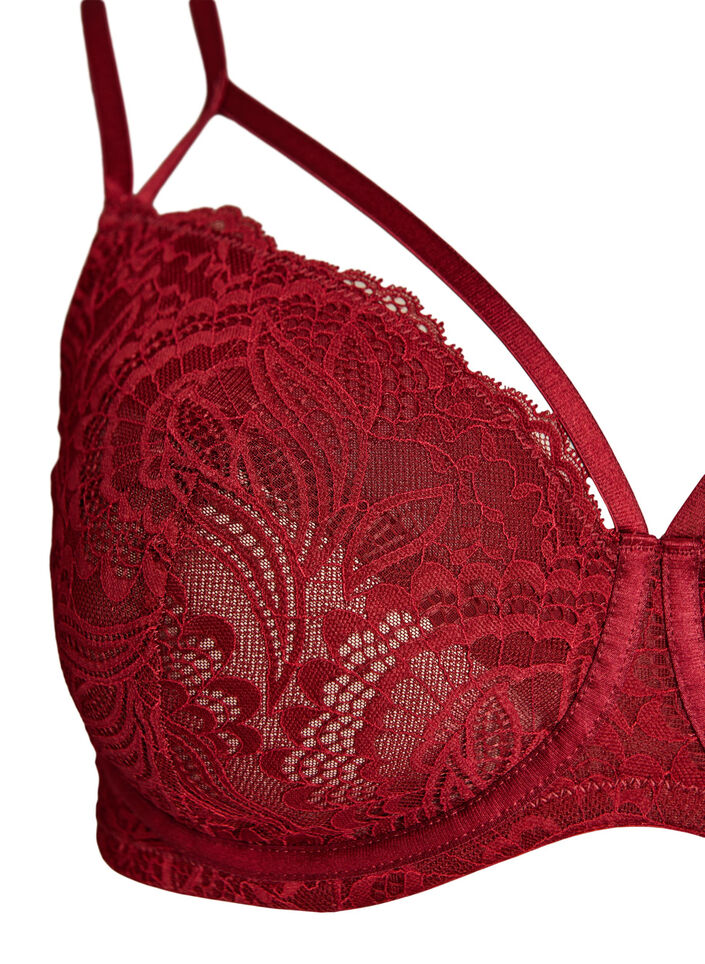 Full-Coverage-BH mit Spitze und doppelten Tr&auml;gern, Schwarz, Packshot image number 2