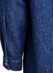 Jeanskleid mit V-Ausschnitt und Kragen, Blau, Packshot image number 3