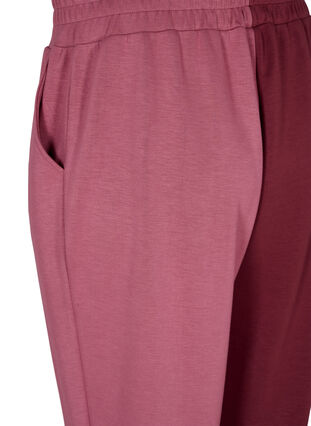 Sweatpants mit Colour-Block, Red Mahogany/RoseBr., Packshot image number 2