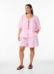 FLASH - Gestreifte Bluse mit Schleifen, Pink, Model image number 1