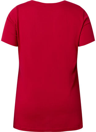 T-Shirt aus Baumwolle mit kurzen Ärmeln, Barbados Cherry BLES, Packshot image number 1