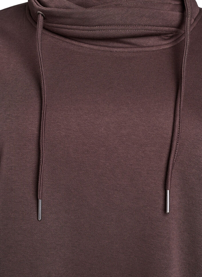 FLASH - Sweatshirt mit Stehkragen und Taschen, Braun, Packshot image number 2