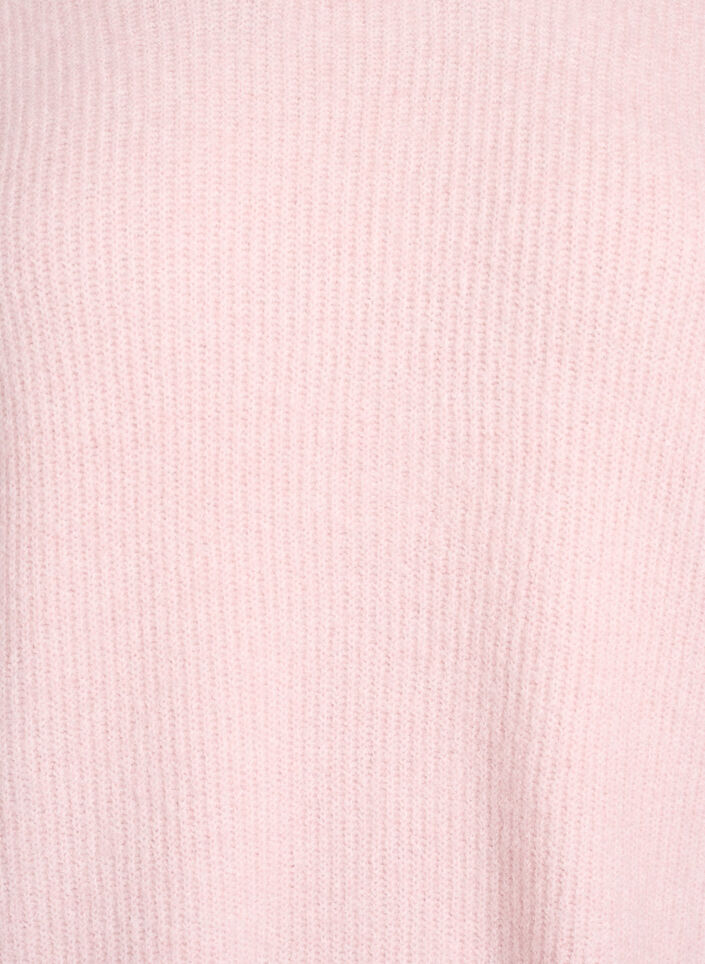 Lockerer Strick mit 3/4-&Auml;rmeln, Pink, Packshot image number 2