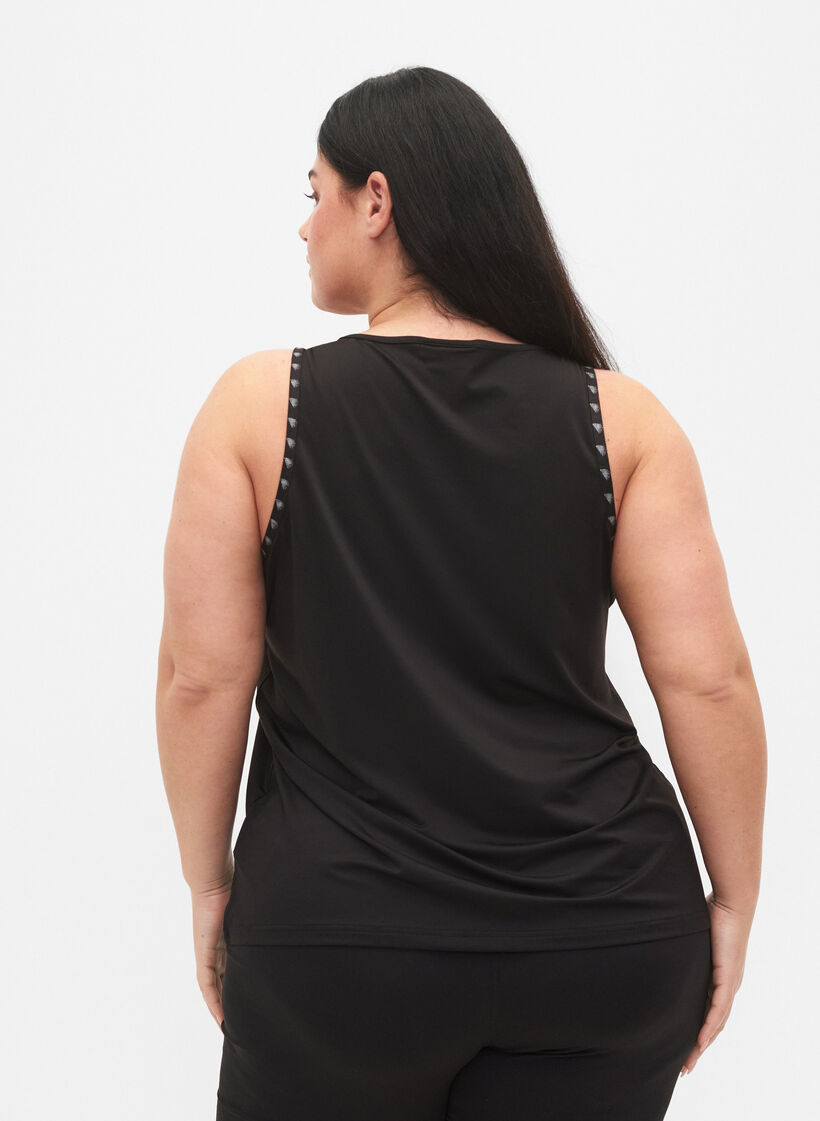 Einfarbiges Trainingsoberteil, Black, Model image number 1