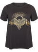 T-Shirt aus Baumwolle mit Frontprint, Grau, Packshot image number 0
