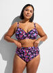 Bikinioberteil mit B&uuml;gel und Muster, Lila, Model image number 1