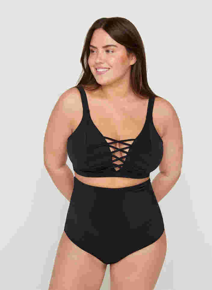 Bikini Hose, Black, Model image number 0