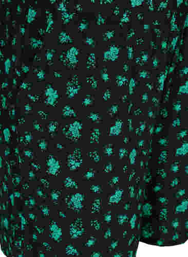 Shorts mit Print und Taschen, Green Flower AOP, Packshot image number 2