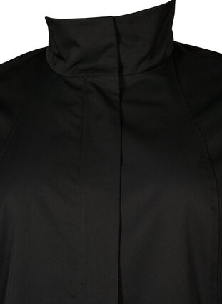Jacke mit Taschen und hohem Kragen, Black, Packshot image number 2