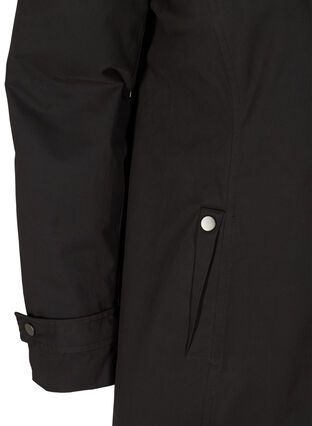 Jacke mit Taschen und Kapuze, Black, Packshot image number 3