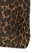 Denim Shopper mit Leopardenmuster, Braun, Packshot image number 2