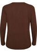Basic Bluse aus Jersey mit langen &Auml;rmeln, Braun, Packshot image number 1