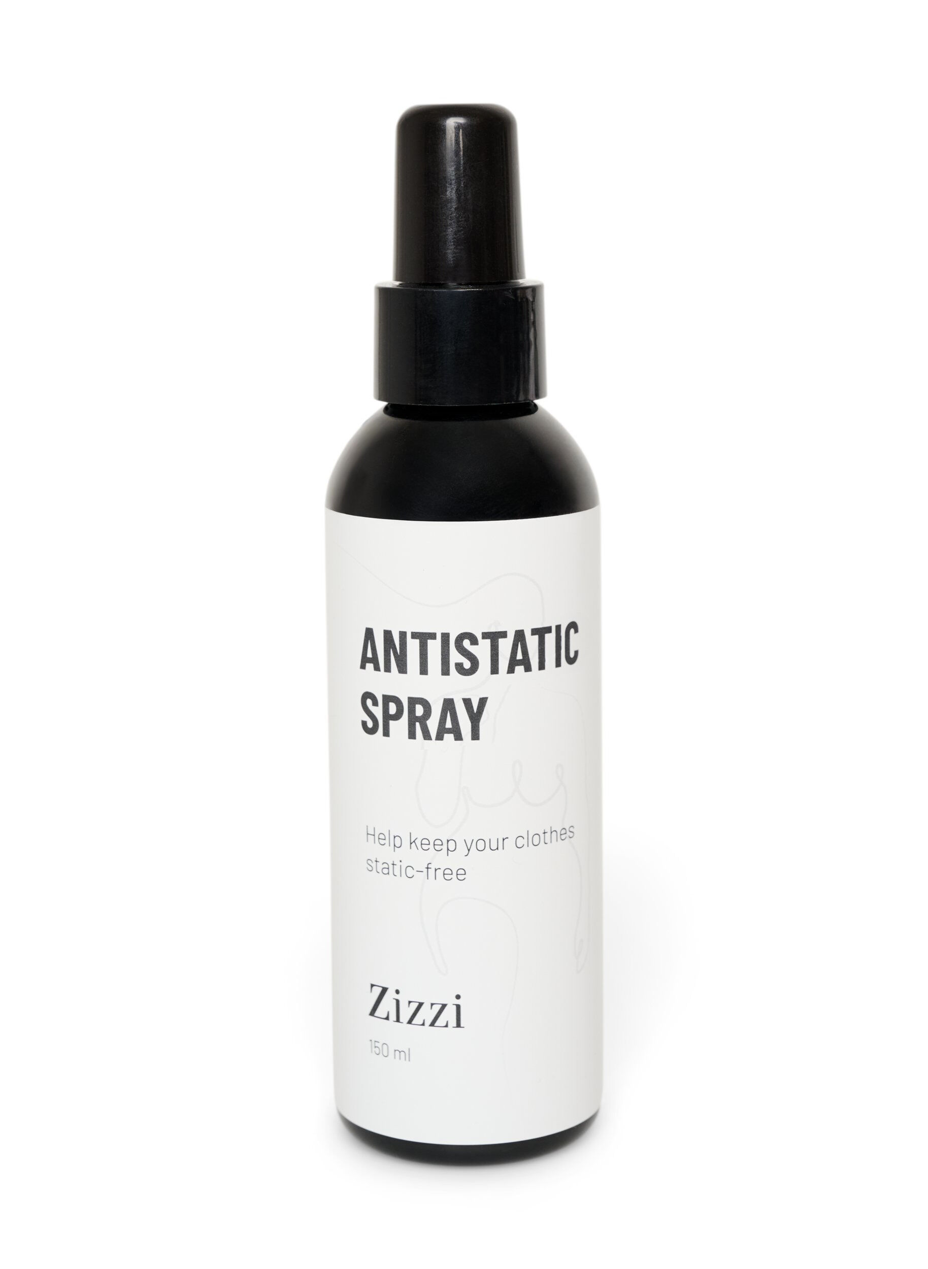 ZizziAntistatik-Spray f&uuml;r Kleidung, Schwarz, Packshot image number 0