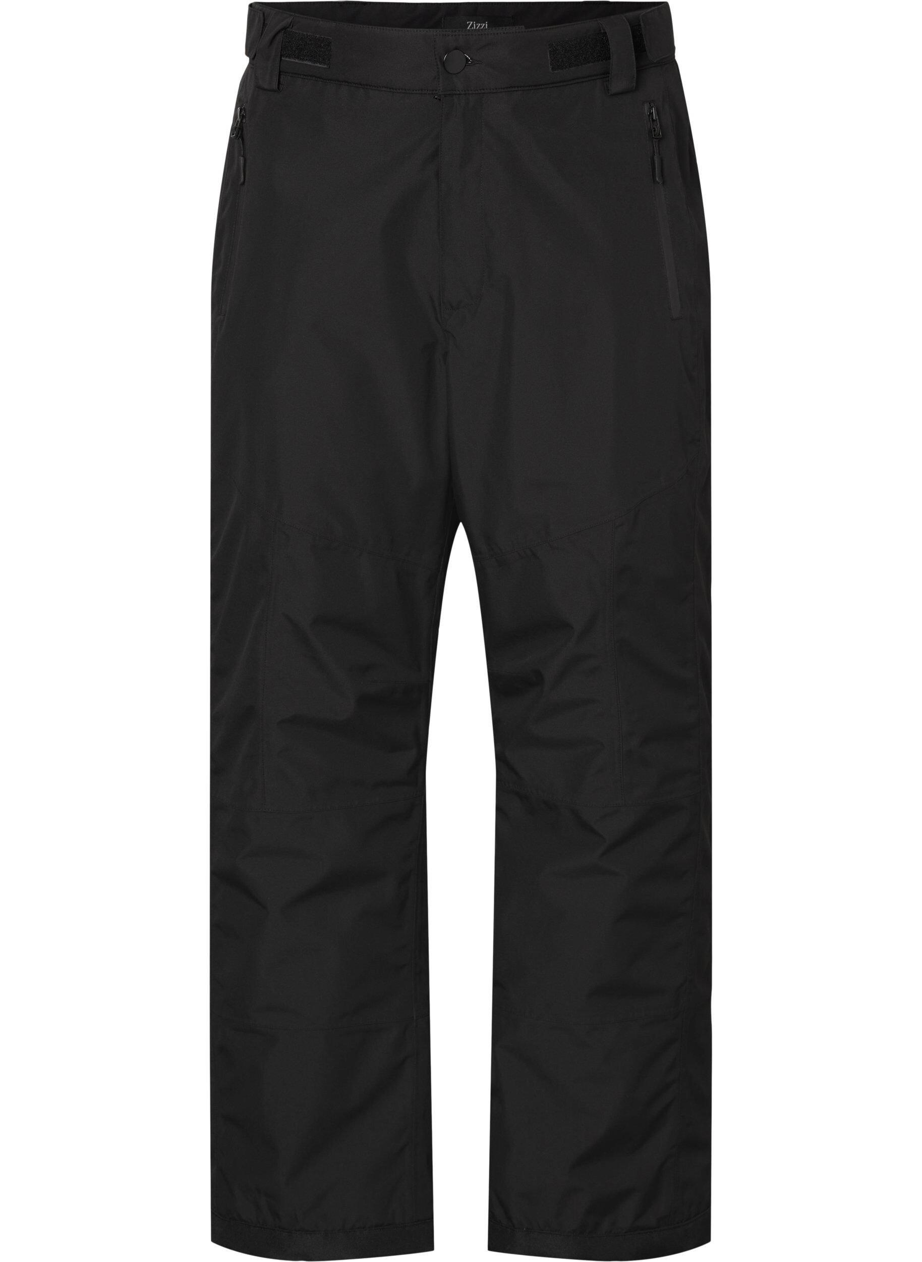 Zizzi Skihose mit verstellbarer Taille, Black, Packshot image number 0