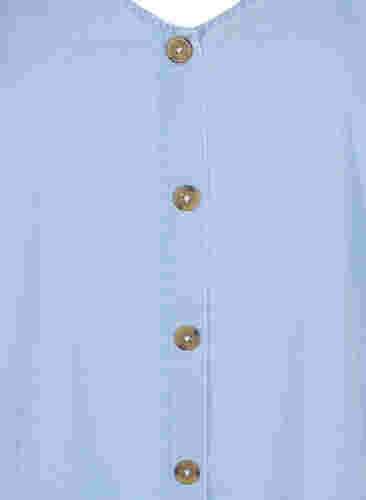 Denimtop mit Knöpfen, Light blue denim, Packshot image number 2