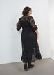 Kleid aus Spitze mit Wickelrock und R&uuml;schen, Schwarz, Model image number 1