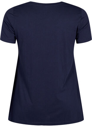 Baumwoll-T-Shirt mit kurzen Ärmeln, Night Sky LOVE, Packshot image number 1